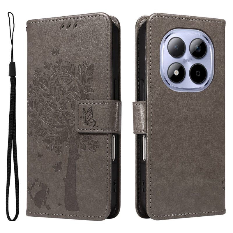 Kotelot Xiaomi Redmi Note 15 Pro 5g Kissa- Ja Puukuvio