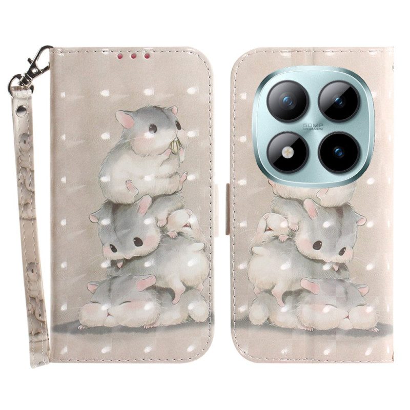 Kotelot Xiaomi Redmi Note 15 Pro 5g Puhelinkuoret Hamsterit Hihnoilla