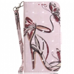 Kotelot Xiaomi Redmi Note 15 Pro 5g Puhelinkuoret Hihnoilla Koristellut Korkokengät