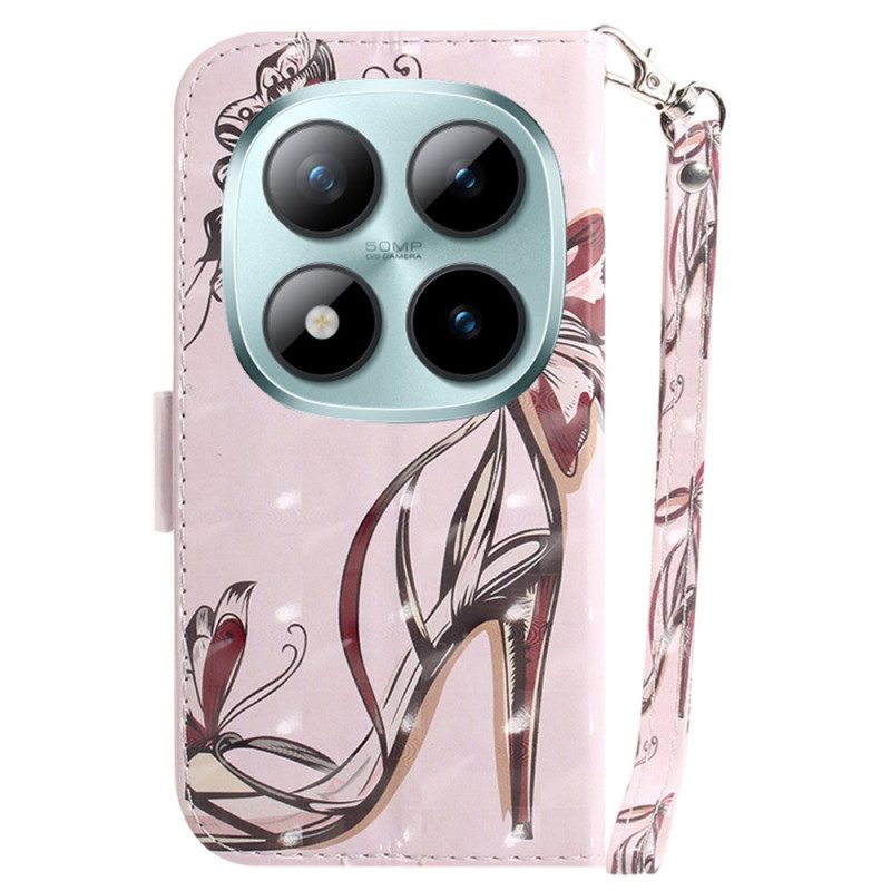 Kotelot Xiaomi Redmi Note 15 Pro 5g Puhelinkuoret Hihnoilla Koristellut Korkokengät