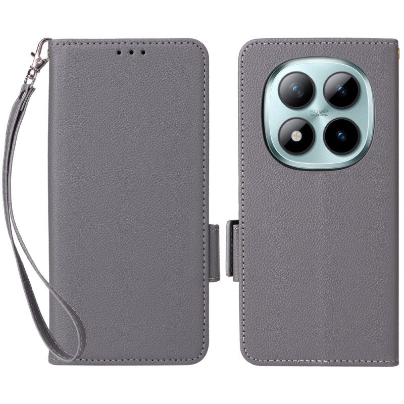 Kotelot Xiaomi Redmi Note 15 Pro 5g Puhelinkuoret Keinonahkaa Hihnalla