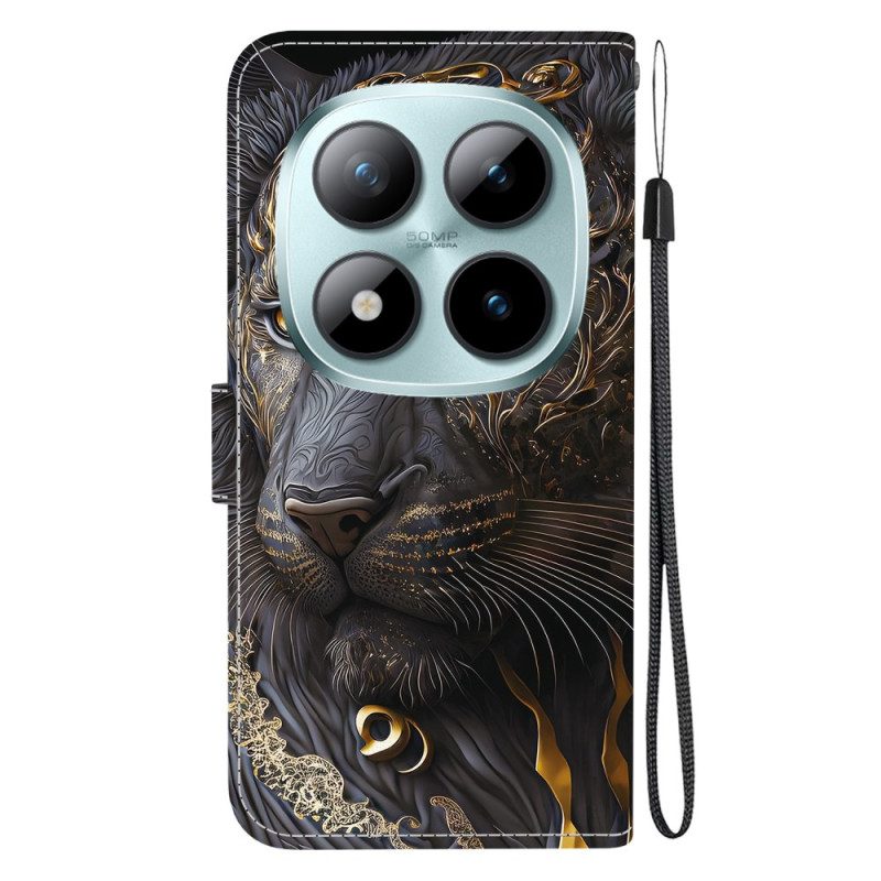 Kotelot Xiaomi Redmi Note 15 Pro 5g Puhelinkuoret Mustakultainen Leijona