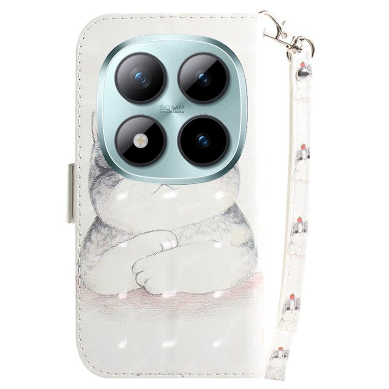 Kotelot Xiaomi Redmi Note 15 Pro 5g Söpö Kissa Hihnoilla