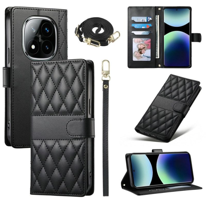 Kotelot Xiaomi Redmi Note 15 Pro 5g Tikattu Hihnoilla