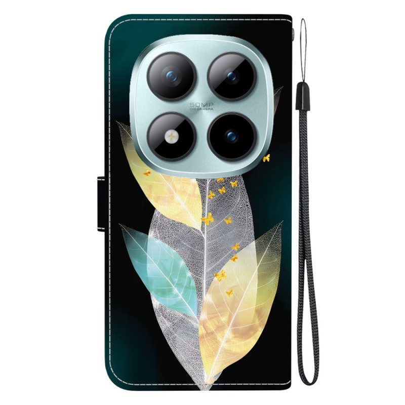 Kotelot Xiaomi Redmi Note 15 Pro 5g Värikkäät Lehdet Suojakuori