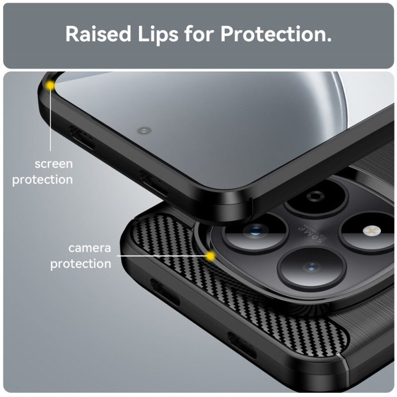 Kuori Xiaomi Redmi Note 15 Pro 5g Harjattu Hiilikuitu Suojakuori