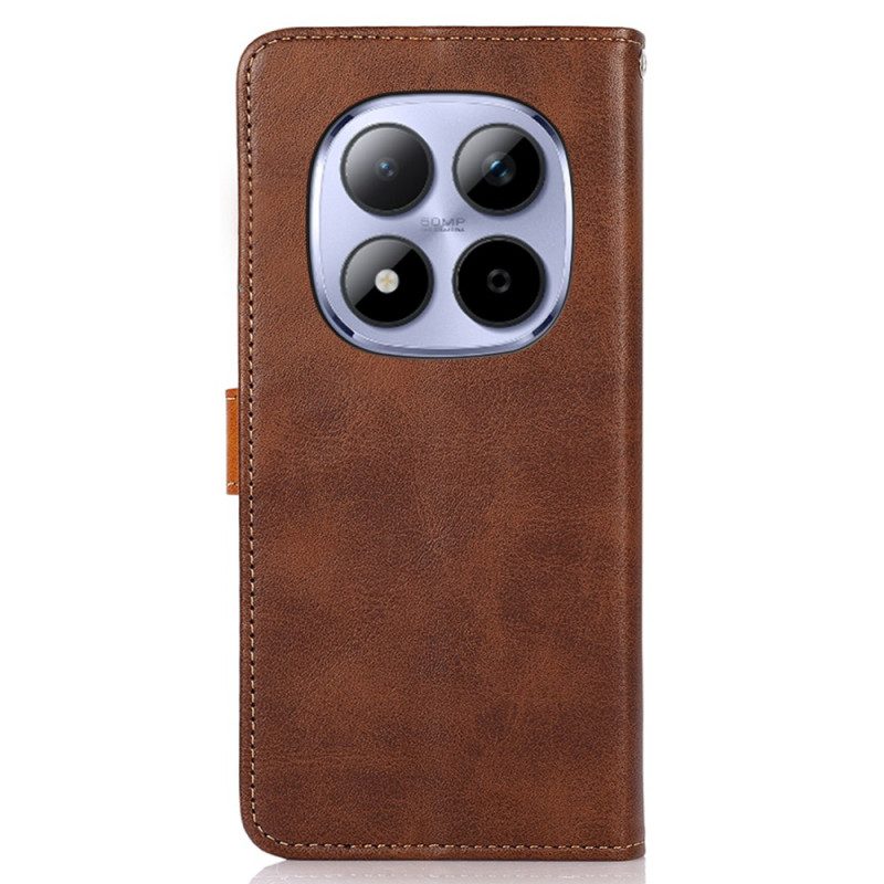 Nahkakotelo Xiaomi Redmi Note 15 Pro 5g Khazneh-kultainen Lukko