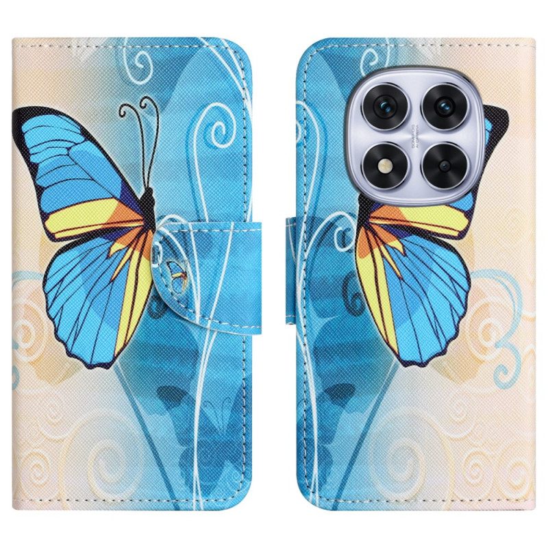 Nahkakotelo Xiaomi Redmi Note 15 Pro 5g Perhonen