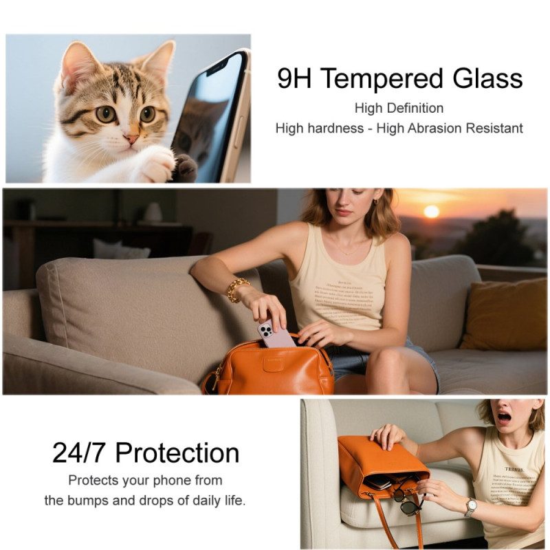 Täysin Peittävä Karkaistu Lasinen Näytönsuoja Xiaomi Redmi Note 15 Pro 5g (yhteensopiva Sormenjälkitunnistuksen Kanssa)