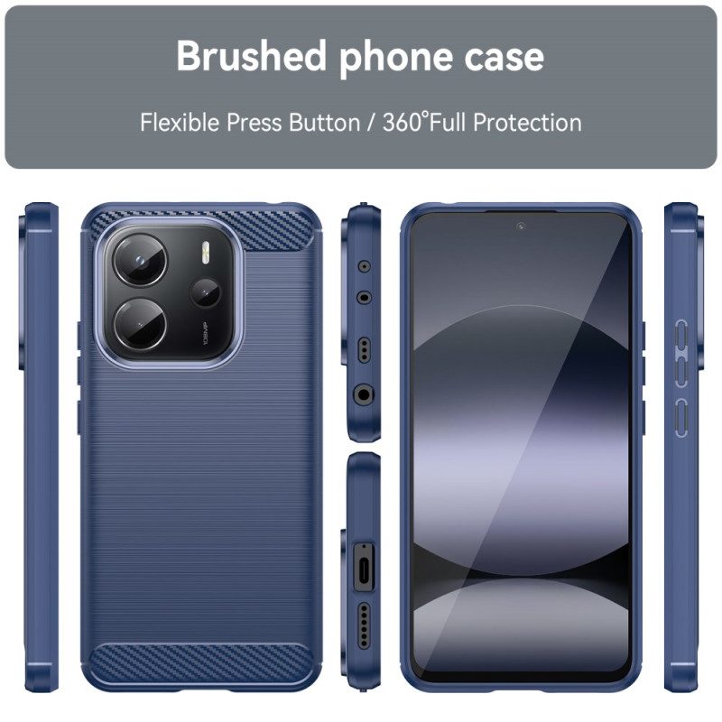 Case Xiaomi Redmi Note 14 4g Puhelinkuoret Harjattu Hiilikuitu