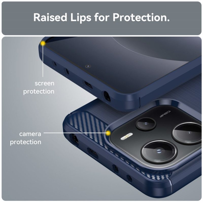 Case Xiaomi Redmi Note 14 4g Puhelinkuoret Harjattu Hiilikuitu