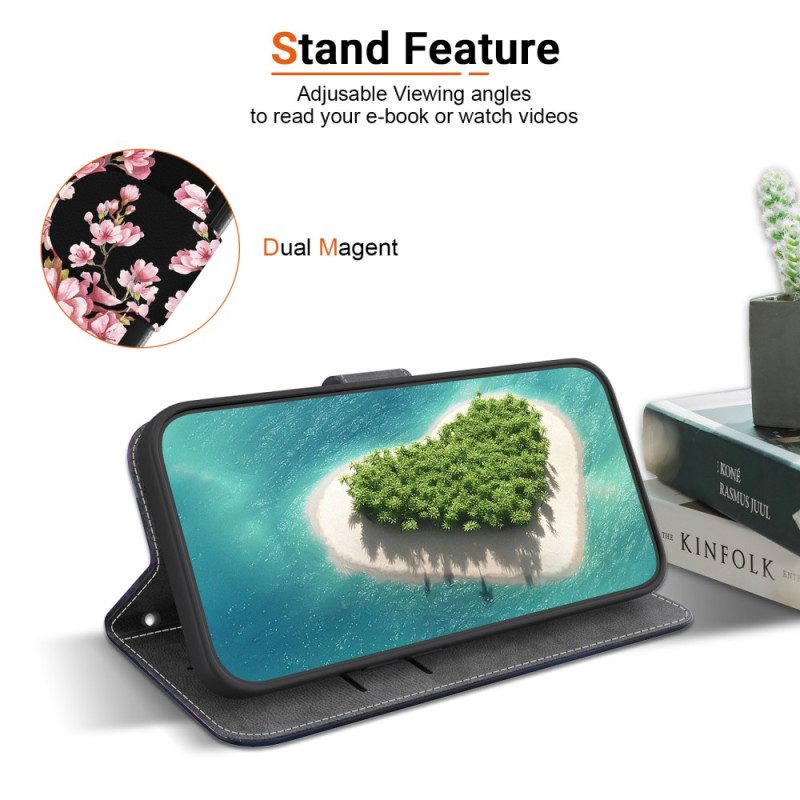 Kotelot Xiaomi Redmi Note 14 4g Luumunkukat