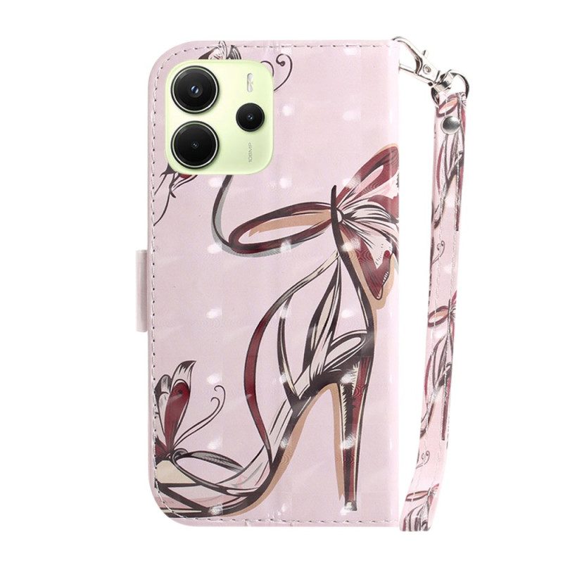 Kotelot Xiaomi Redmi Note 14 4g Puhelinkuoret Korkokengät Hihnalla