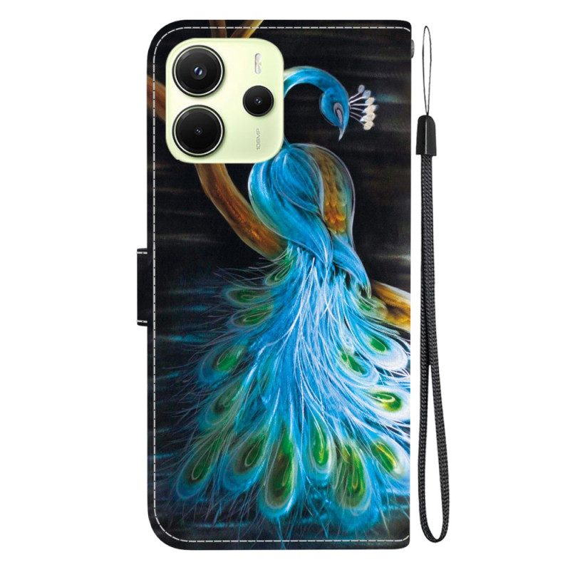 Kotelot Xiaomi Redmi Note 14 4g Riikinkukkokuvio Suojakuori