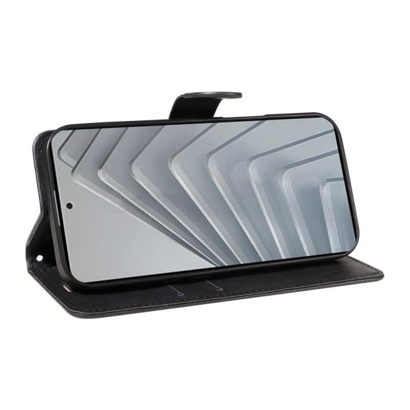 Kotelot Xiaomi Redmi Note 14 4g Yksinkertaista Keinonahkaa Hihnalla