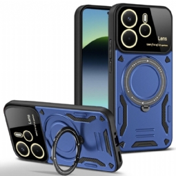 Kuori Xiaomi Redmi Note 14 4g Magneettisesti Pyörivä Jalusta Suojakuori