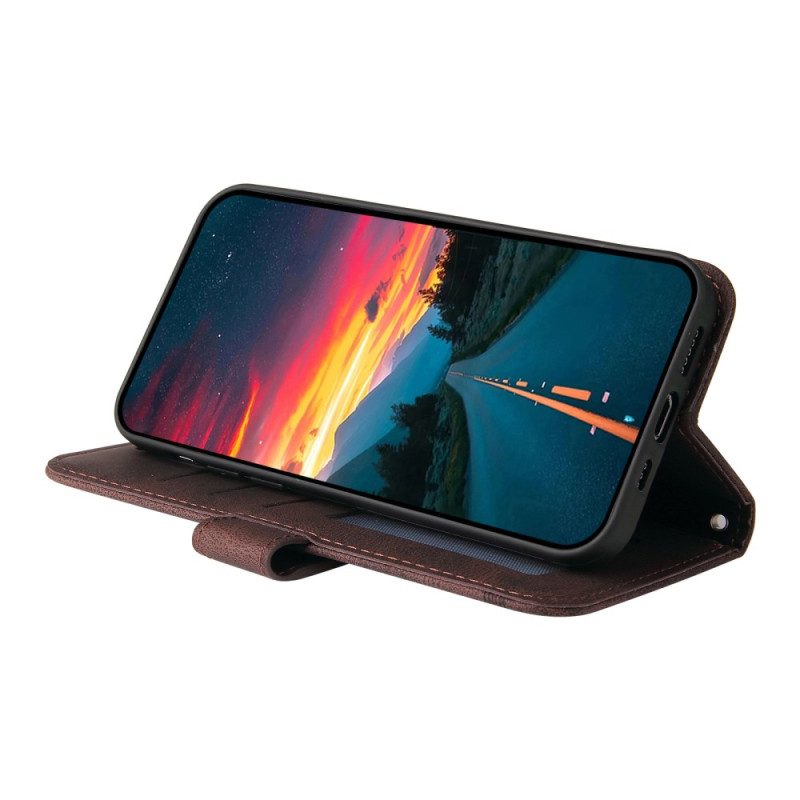 Nahkakotelo Xiaomi Redmi Note 14 4g Retroefekti