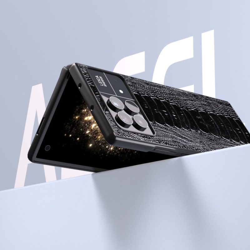 Puhelinkuoret Xiaomi Mix Fold 3 Krokotiiliefekti Abeel