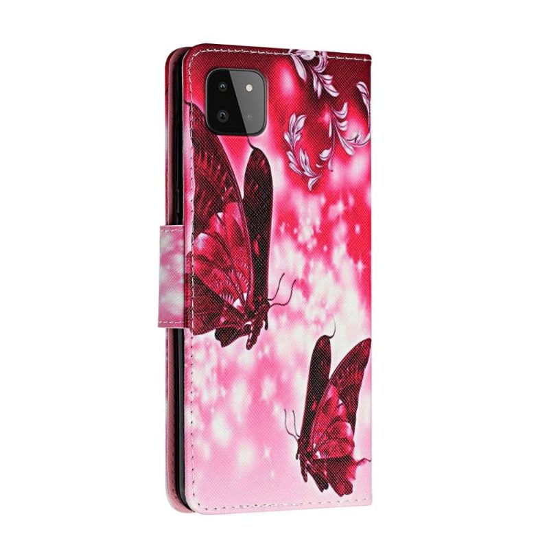 Kotelot Samsung Galaxy A22 5G Lentävät Perhoset
