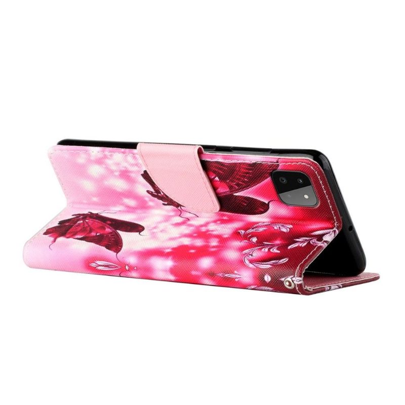 Kotelot Samsung Galaxy A22 5G Lentävät Perhoset