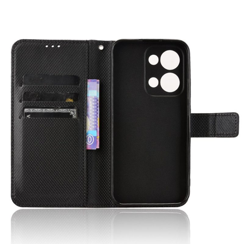 Kotelot Oppo Reno 13 5g Pistekuvioinen Hihna Suojakuori