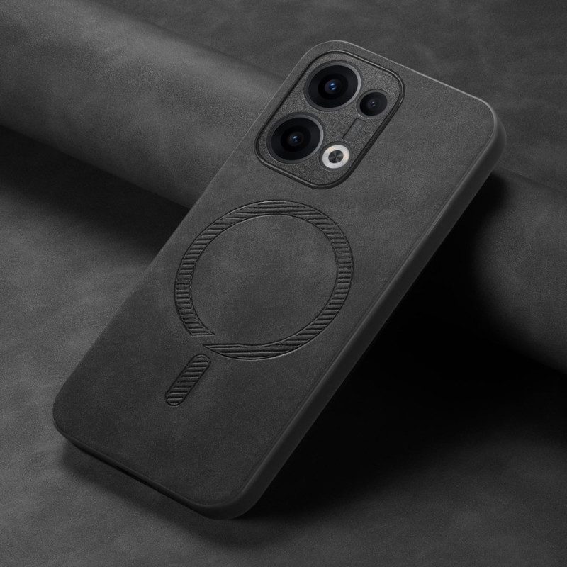 Kuori Oppo Reno 13 5g Magsafe-yhteensopiva Nahkajäljitelmä