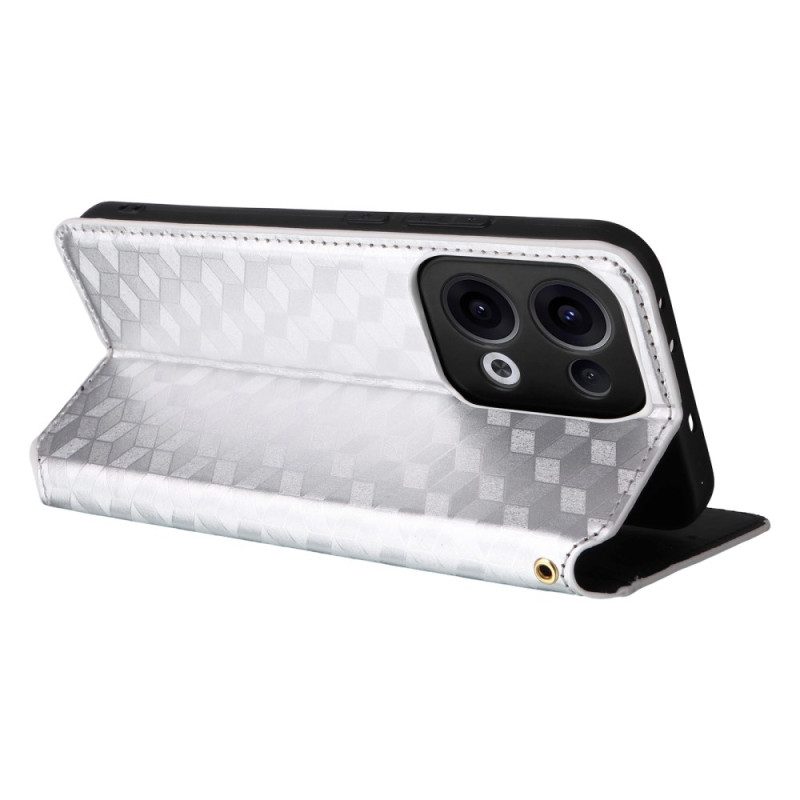 Nahkakotelo Oppo Reno 13 5g 3d Timantit