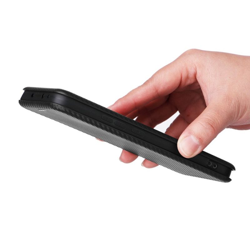 Nahkakotelo Oppo Reno 13 5g Hiilikuitu