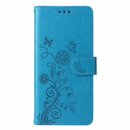 Nahkakotelo Oppo Reno 13 5g Kukat