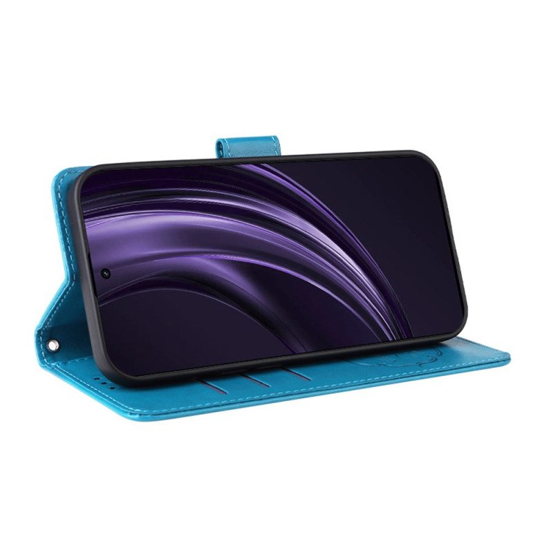 Nahkakotelo Oppo Reno 13 5g Kukat