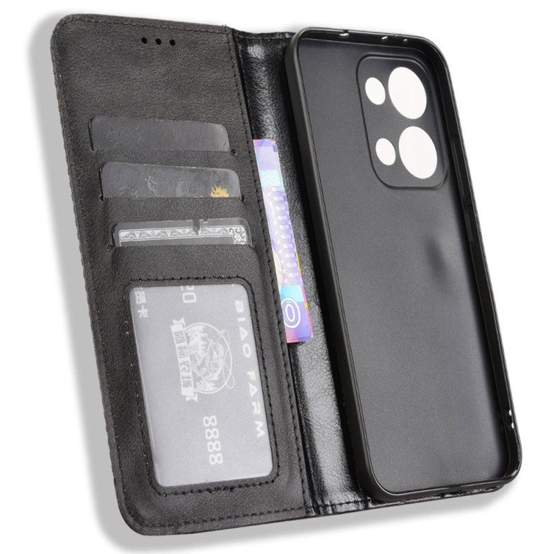 Nahkakotelo Oppo Reno 13 5g Puhelinkuoret Vintage-friisi