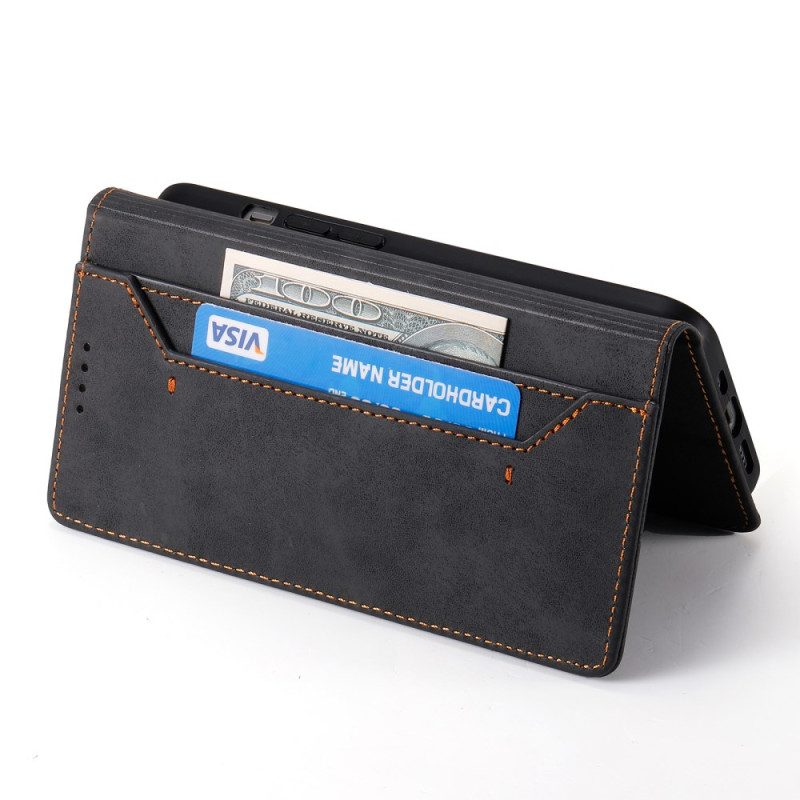 Nahkakotelo Oppo Reno 13 5g Vintage Rfid-lompakko