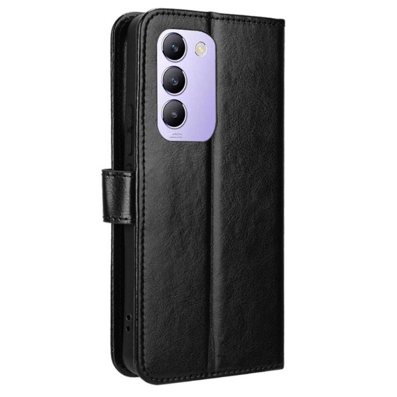 Kotelot Vivo V40 Se 5g Räikeä Tekonahka Rannekkeella