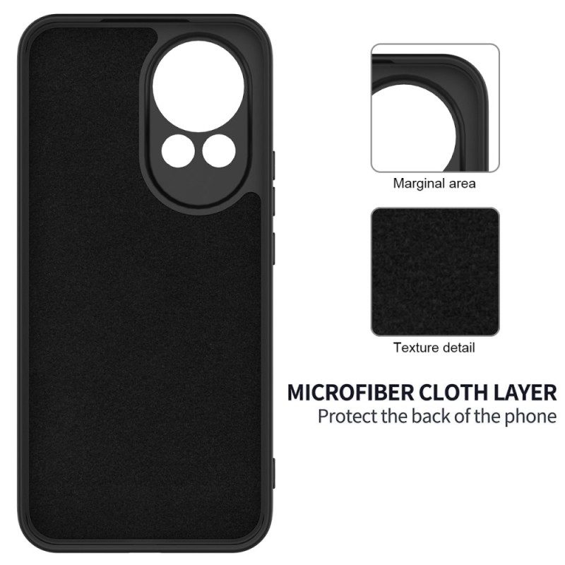 Kuori Huawei Nova 13 Nestemäisestä Silikonista Valmistettu Kaulanauha