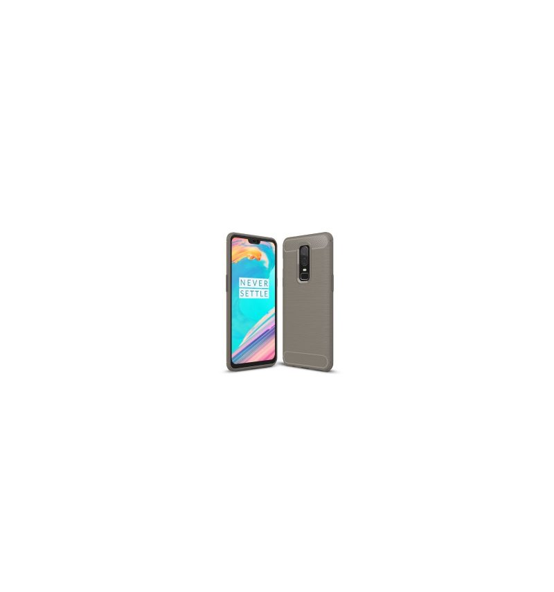 Kuori OnePlus 6 Harjattu Hiili