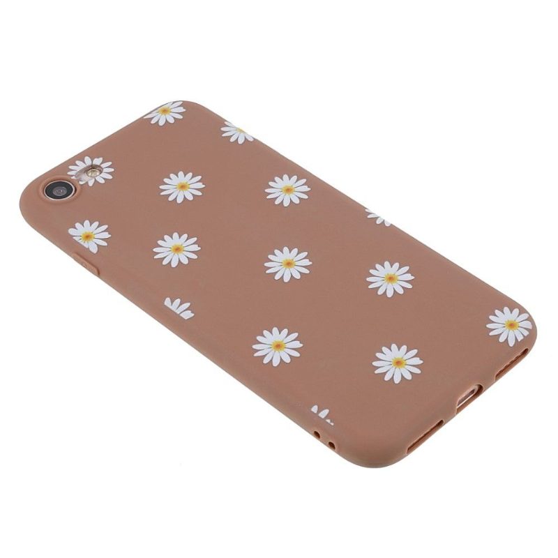 Case iPhone SE 2022 Silicone Daisies