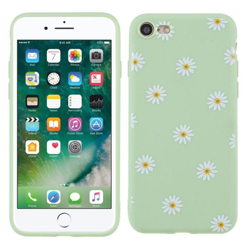 Case iPhone SE 2022 Silicone Daisies