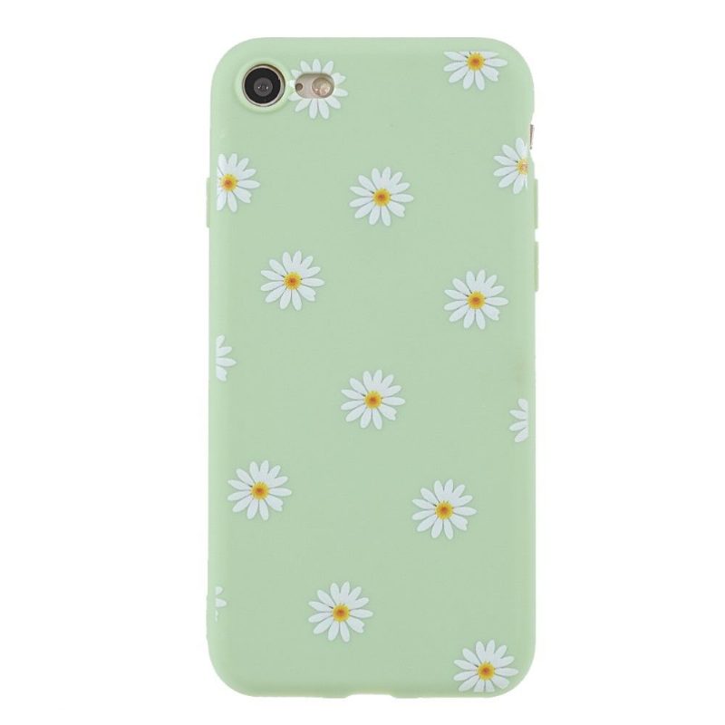 Case iPhone SE 2022 Silicone Daisies
