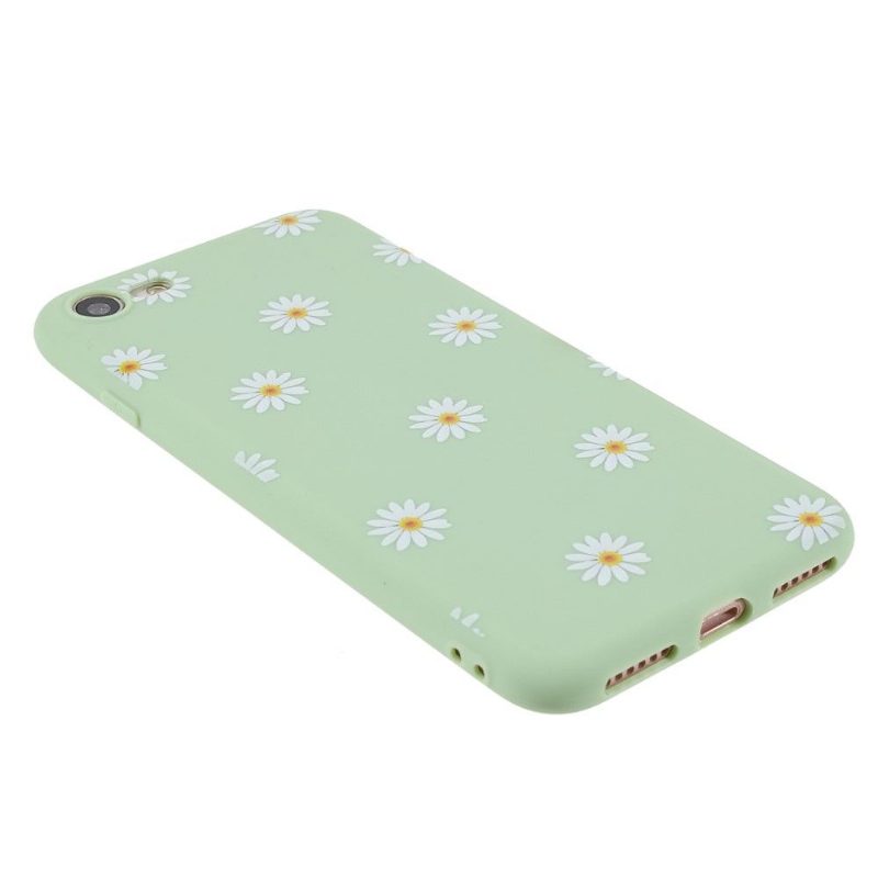 Case iPhone SE 2022 Silicone Daisies