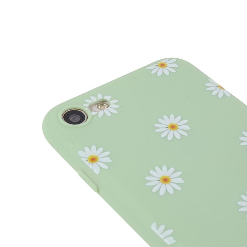 Case iPhone SE 2022 Silicone Daisies