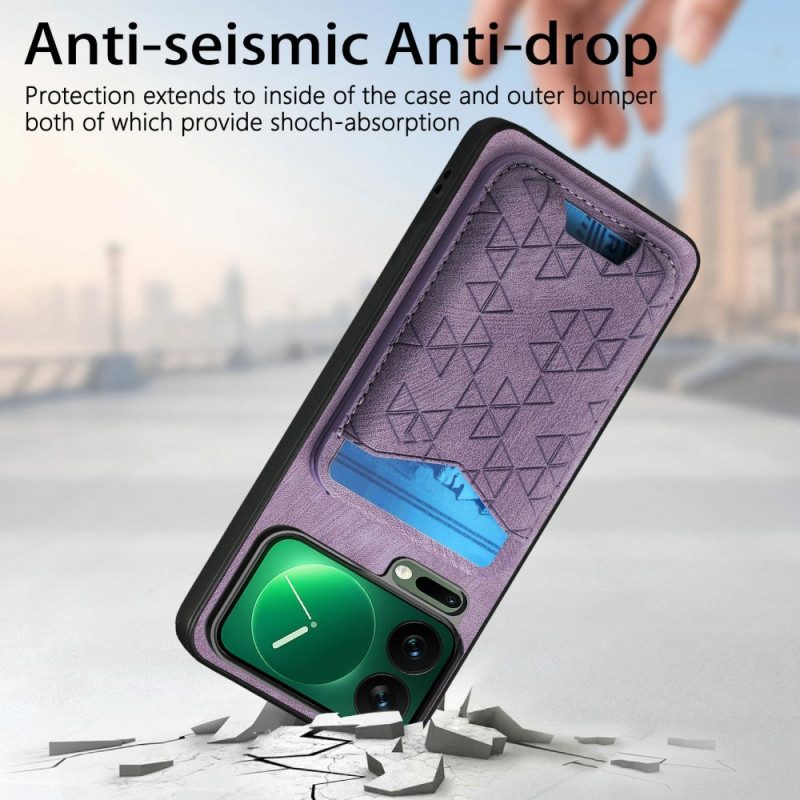 Case Xiaomi 17 Pro Max Puhelinkuoret Korttikotelo Ja Säädettävä Jalusta