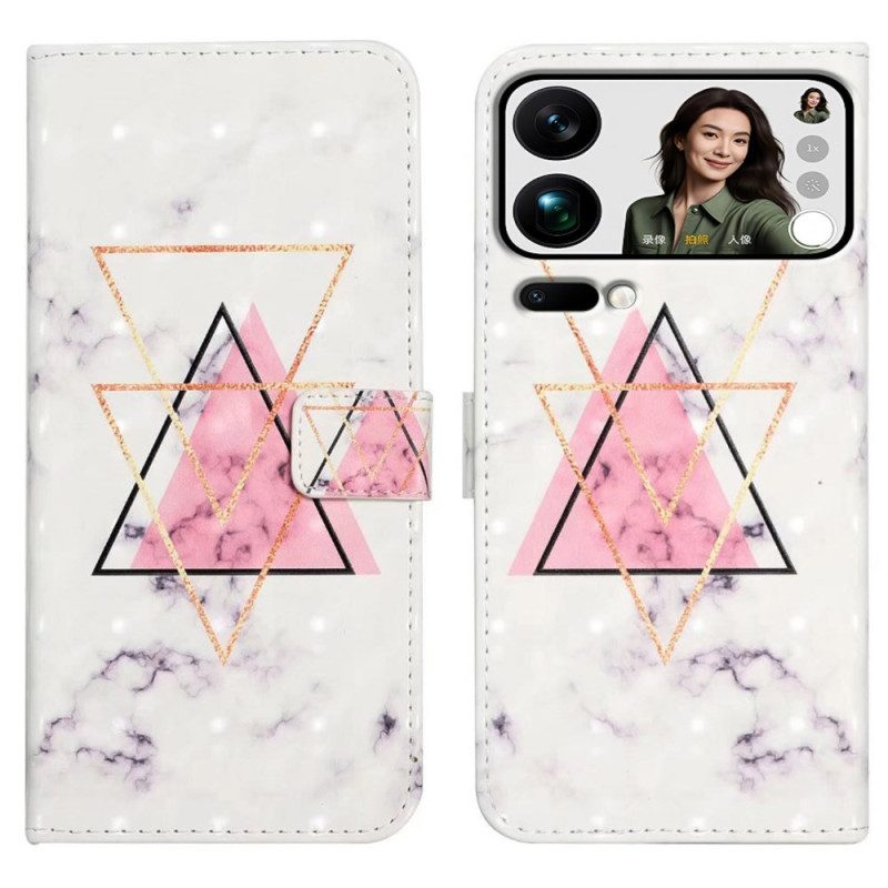 Kotelot Xiaomi 17 Pro Max Kolmiomainen Marmori Suojakuori