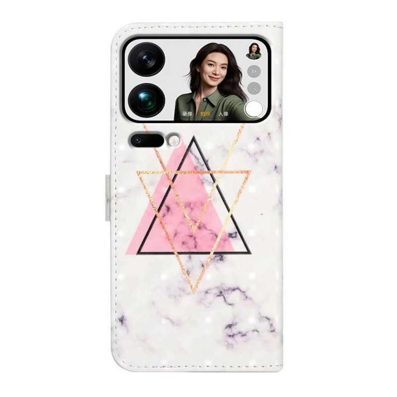 Kotelot Xiaomi 17 Pro Max Kolmiomainen Marmori Suojakuori