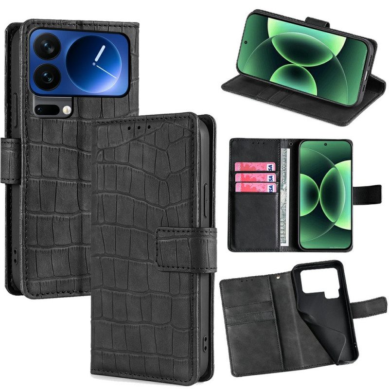 Kotelot Xiaomi 17 Pro Max Krokotiilikuvioinen Kuviointi