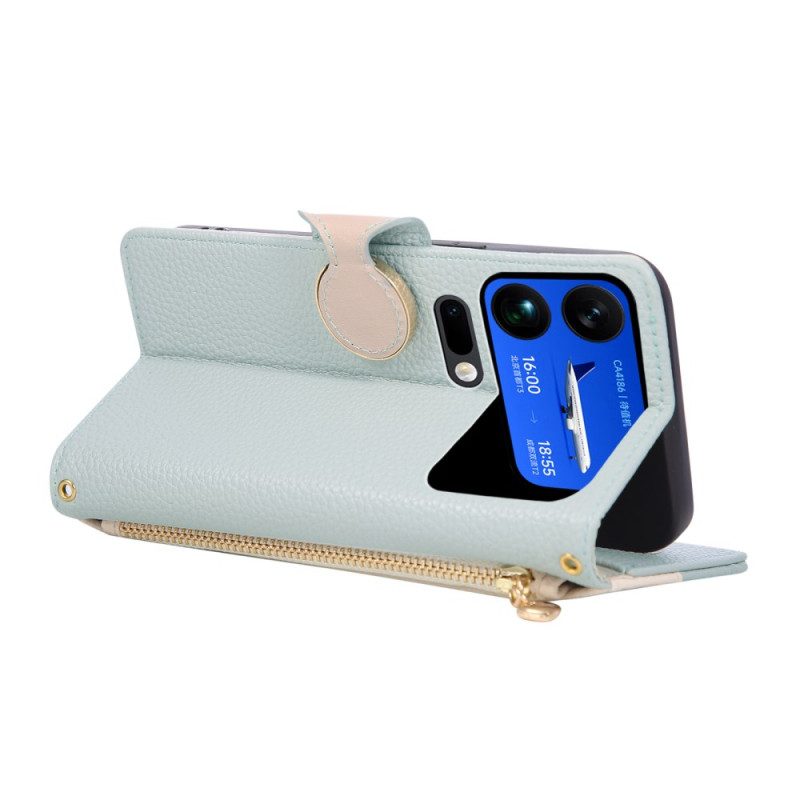 Kotelot Xiaomi 17 Pro Max Läpinäkyvä Vetoketjullinen Lompakko