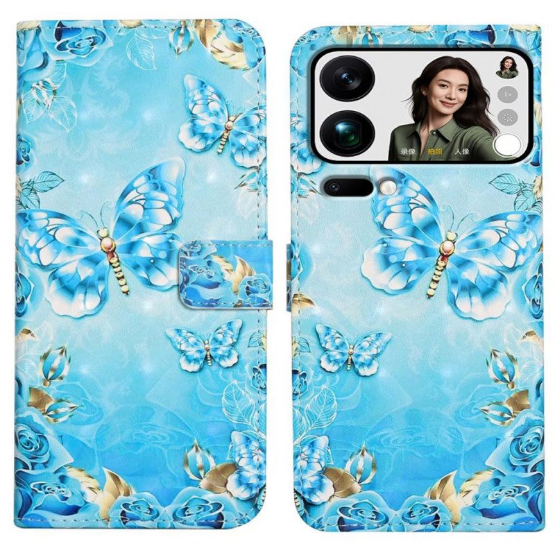 Kotelot Xiaomi 17 Pro Max Perhosia Ja Timantteja Suojakuori