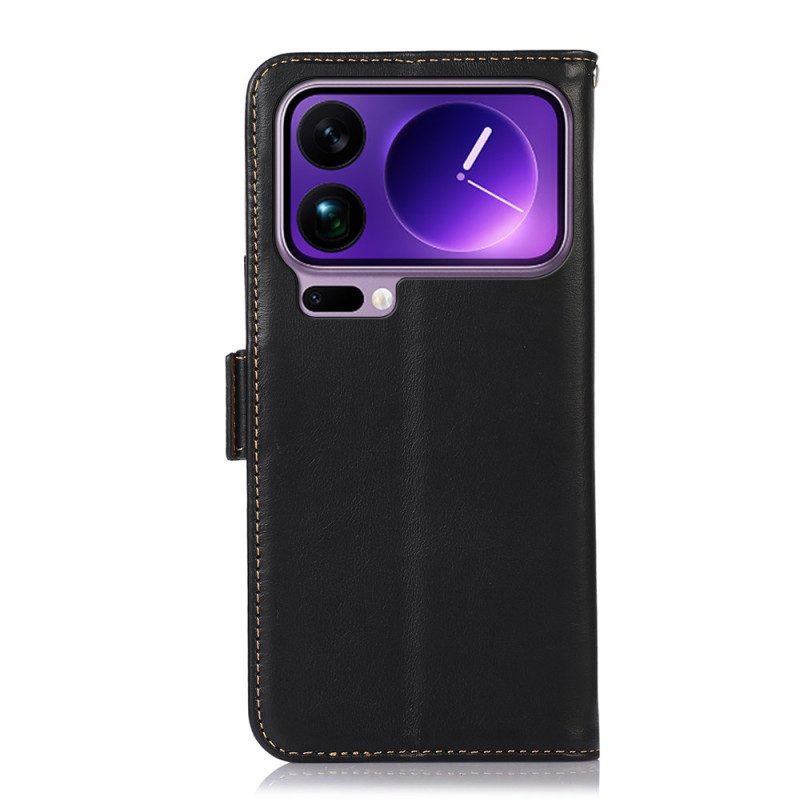 Kotelot Xiaomi 17 Pro Max Puhelinkuoret Aitoa Nahkaa Rfid-suojattu