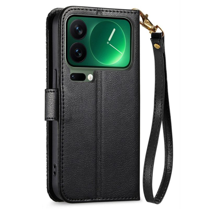 Kotelot Xiaomi 17 Pro Max Puhelinkuoret Kukkakuvioinen Lompakko