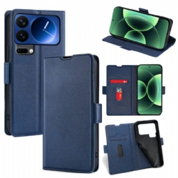 Kuoret Xiaomi 17 Pro Max Keinonahkainen Kaksoissolki