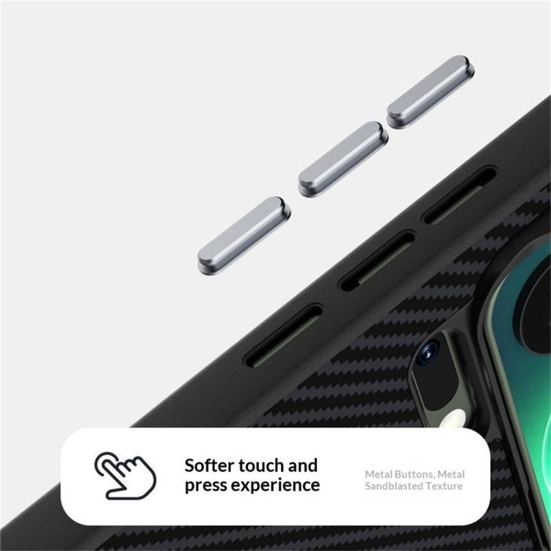 Kuori Xiaomi 17 Pro Max Abeel Hiilikuitumagneettisuljin